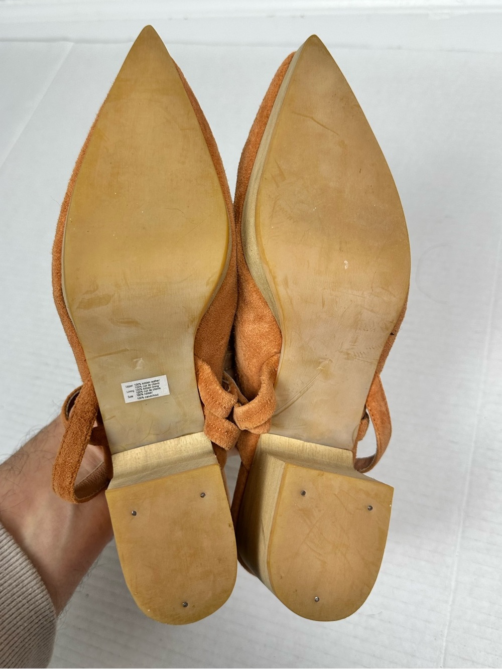 Rachel Comey Suede Level Clog-inspired Slingback Shoe in Blush Size 7.0 - Picture 7 of 16